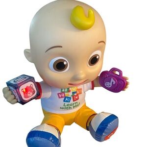 CoComelon Learning JJ Doll With Lights & 50+ Learning Phrases EUC